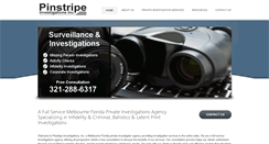 Desktop Screenshot of pinstripeinvestigations.com